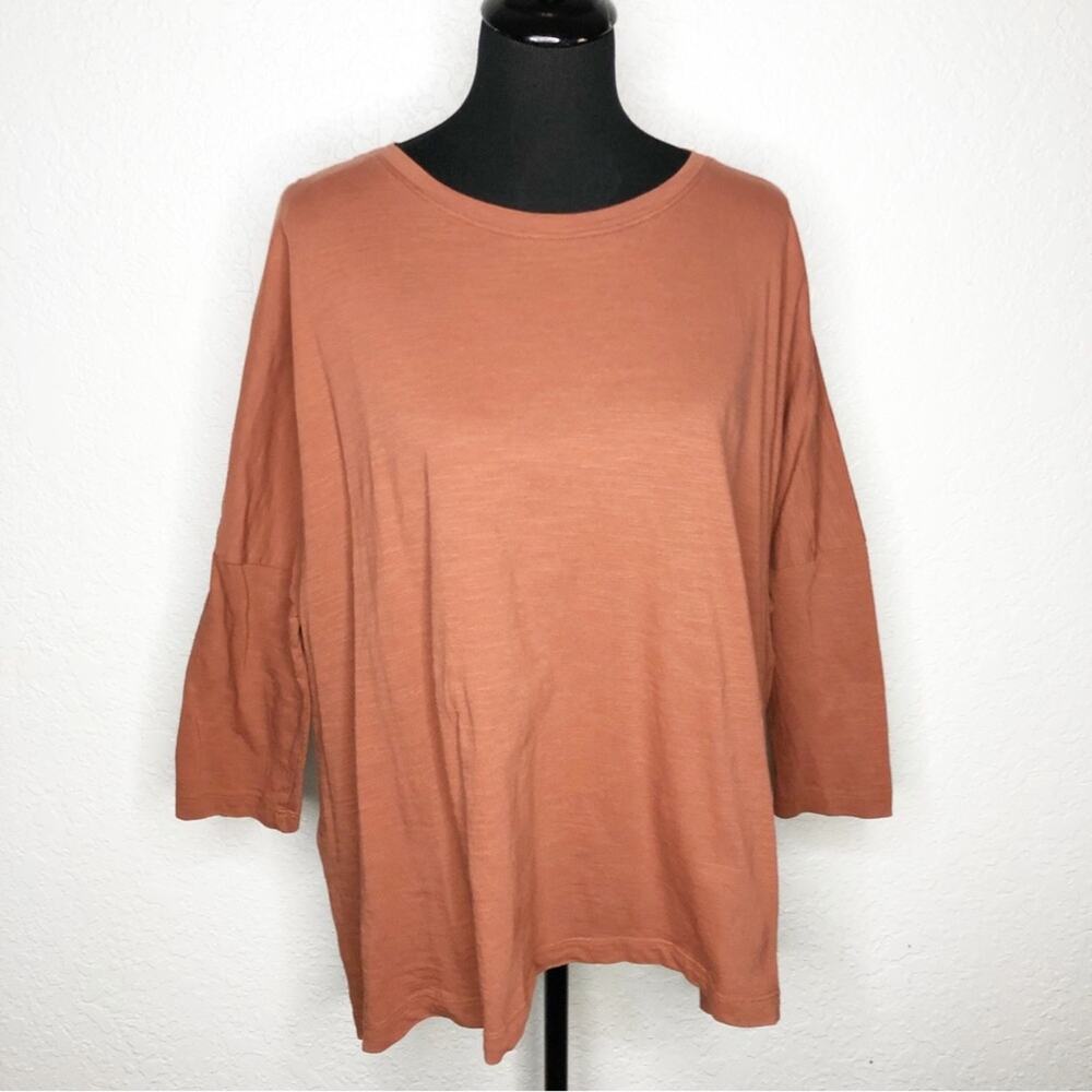 Mersea rust clay‎ knit top size One Size OSFA